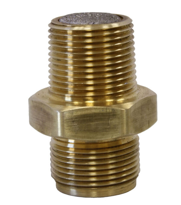 Brass Adapter w/ 1"NPT VEnt Tube Connection, 212 Fusemetal