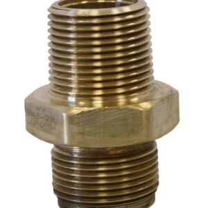 Brass Adapter W / 1"NPT Vent Tube Connection