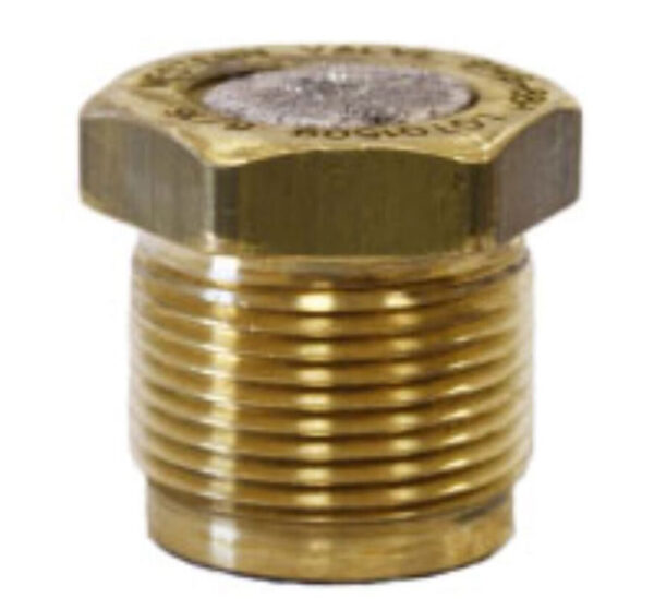 Brass Torque Plug for 9165 w / 165*F Fuseable Alloy